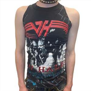 Van Halen "For Unlawful Carnal Knowledge" Vintage Upcycled Made in USA Graphic T
